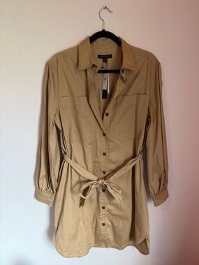 Banana Republic Utility Shirt Dress / Tunic – Size M 🤎